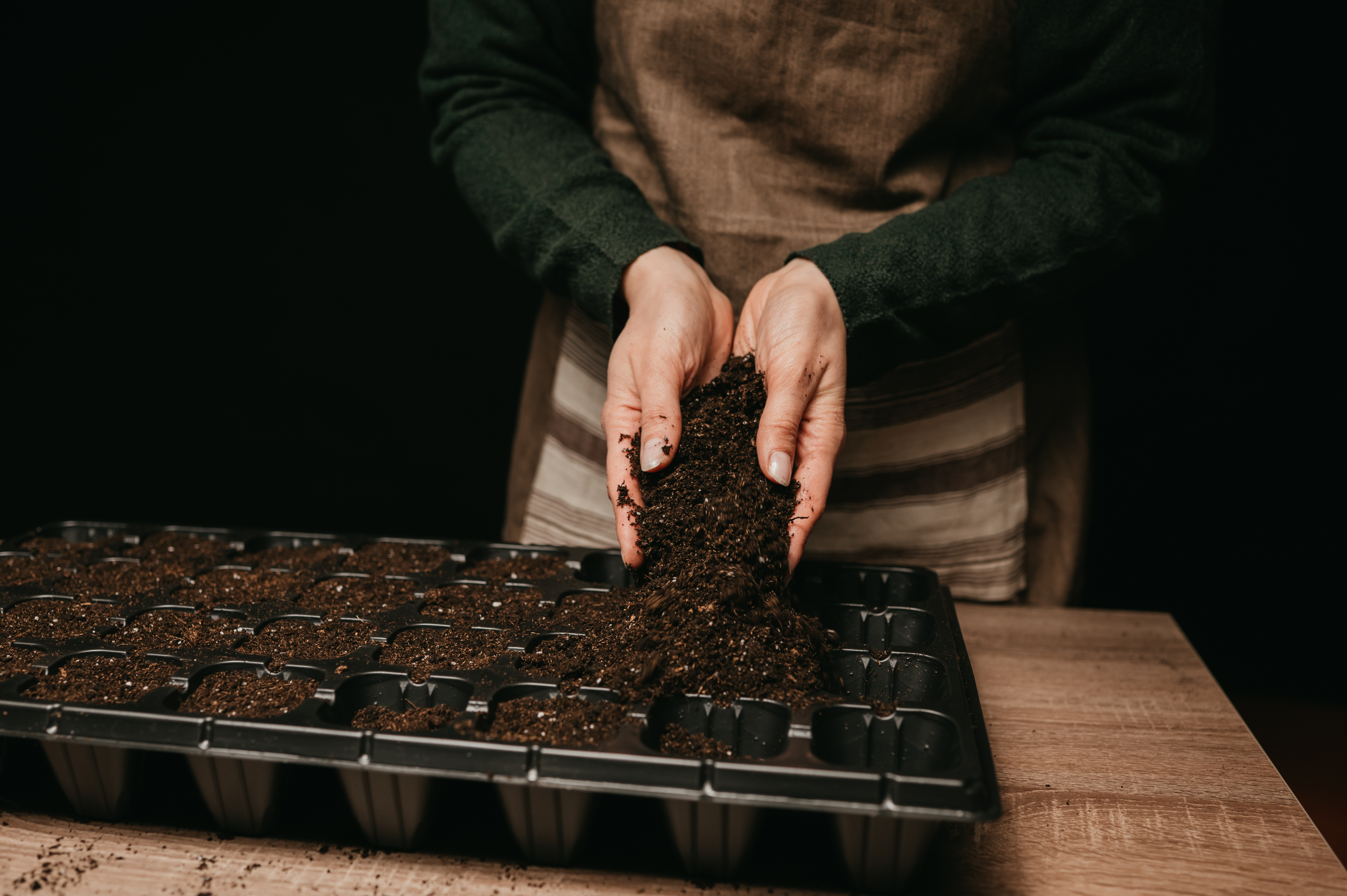 very fine compost